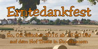 Postkarte Din lang Erntedank 02.10.2016 A-Seite