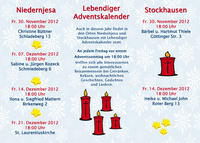 Flyer Stiftung Adventskalender 2012 B-Seite